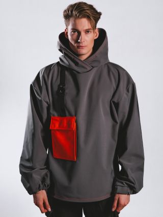 Ručně šitá mikina FUTURE 1.0, ušitá ze zimního softshelu který je ideální do nadcházejícího sychravého počasí! Objednavej...